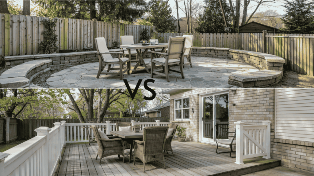 deck vs patio which is better for your home