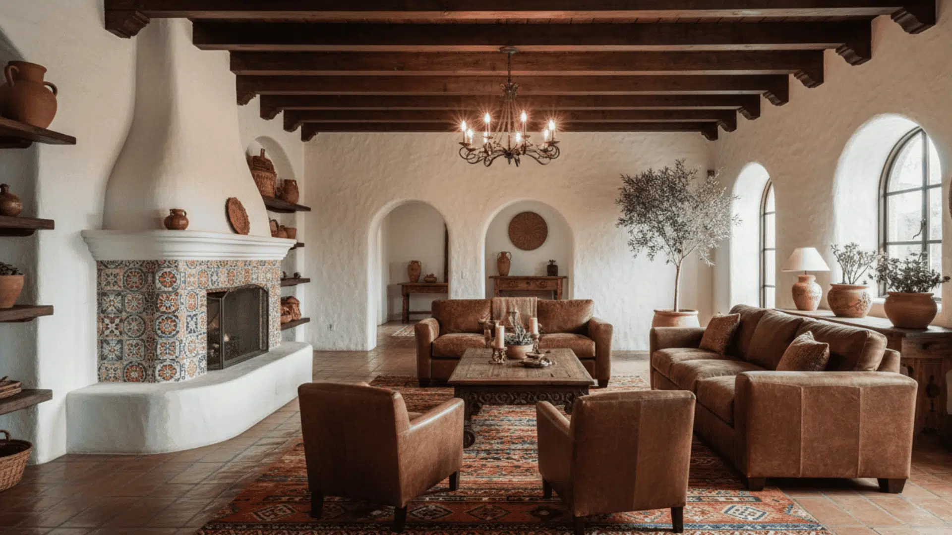 hacienda spanish style interior