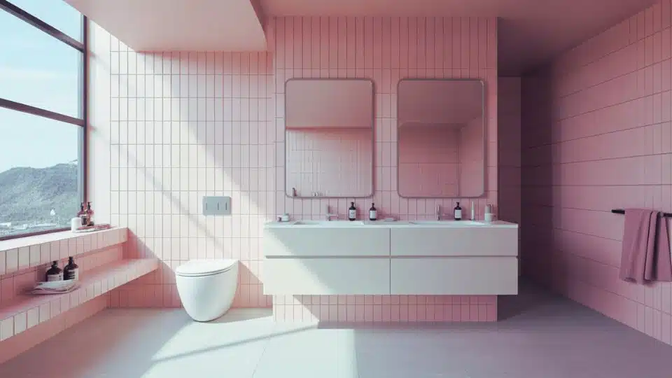 large format neutral wall tiles