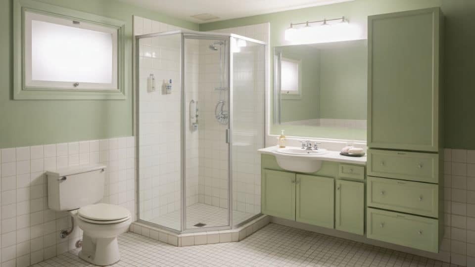 small primary bathroom layout