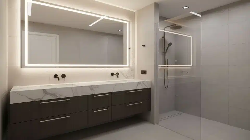 smart mirrors integrated lighting
