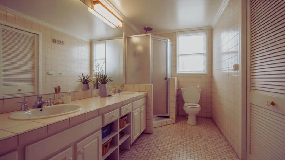 vanity centered layout