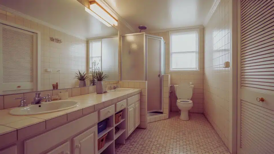 vanity centered layout