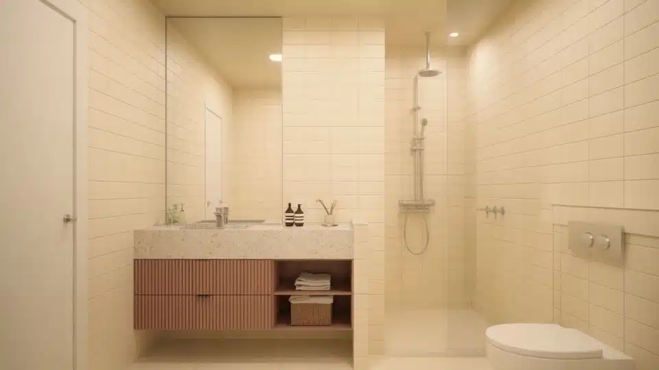 wall mounted vanities to save space