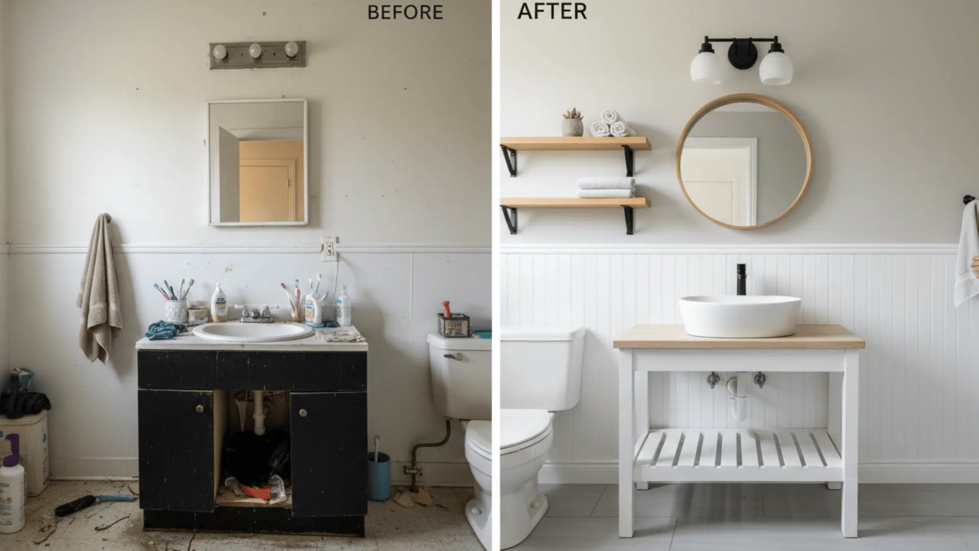 DIY Process for Small Budget Bathroom Projects