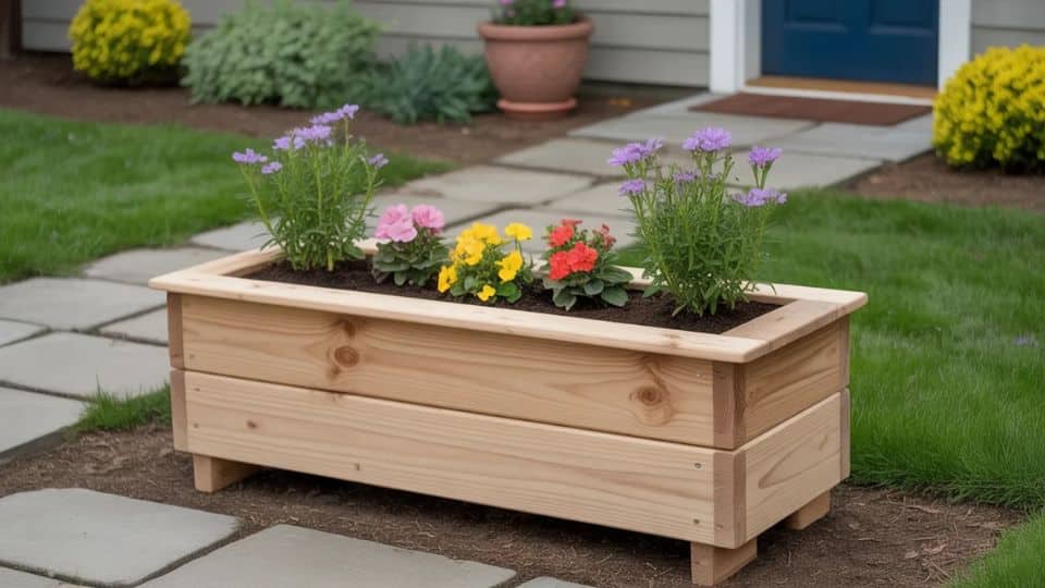 Wooden Planter Box