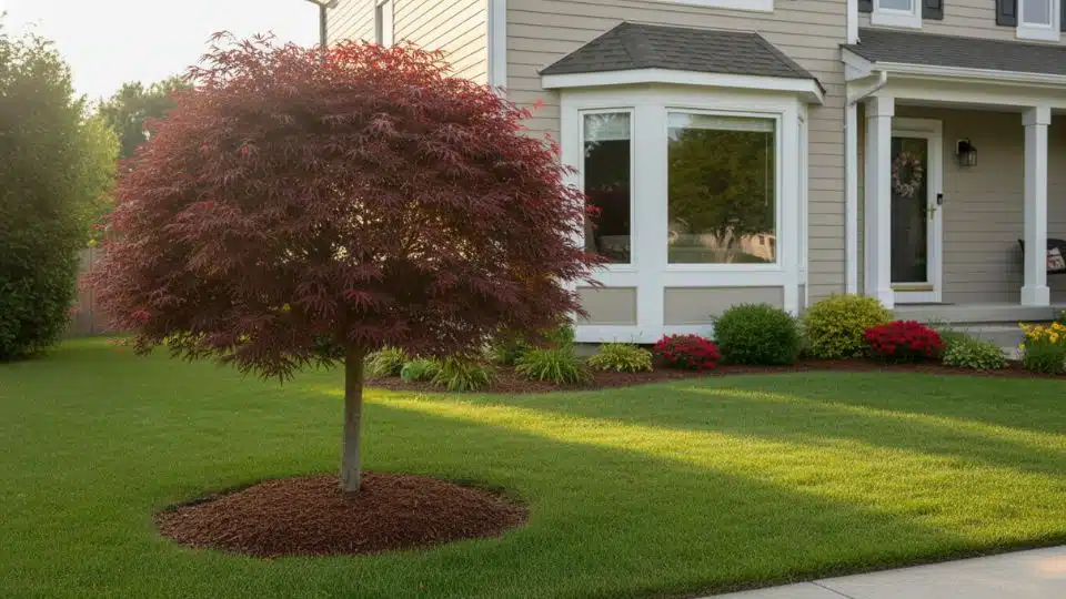 idea 8 plant a small tree for vertical interest