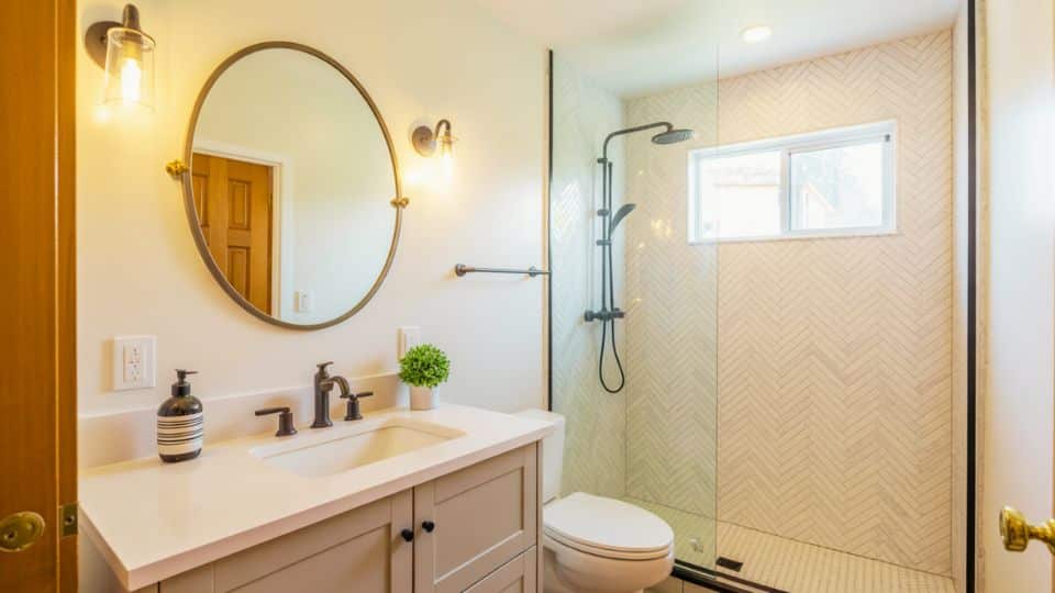 rework layout without moving plumbing