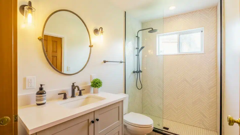 rework layout without moving plumbing