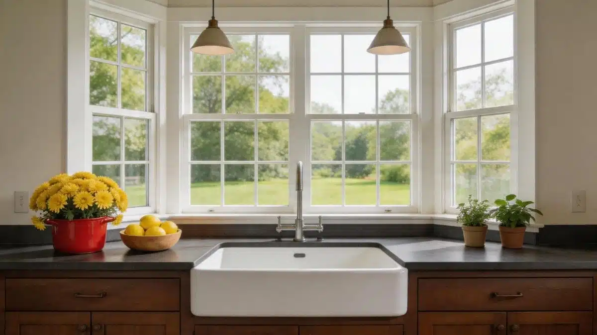 Apron-Sink-in-craftsman-style-kitchen