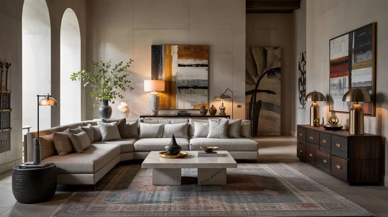 living-room-high-ceiling-wall-decor-ideas-11