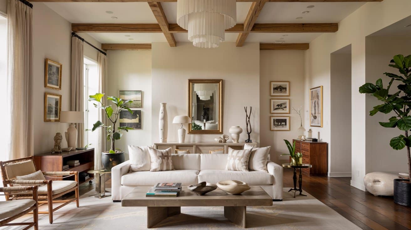 How-to-Decorate-Your-Living-Room-Walls-with-High-Ceilings