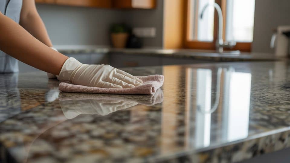 cleaning-granite-countertop