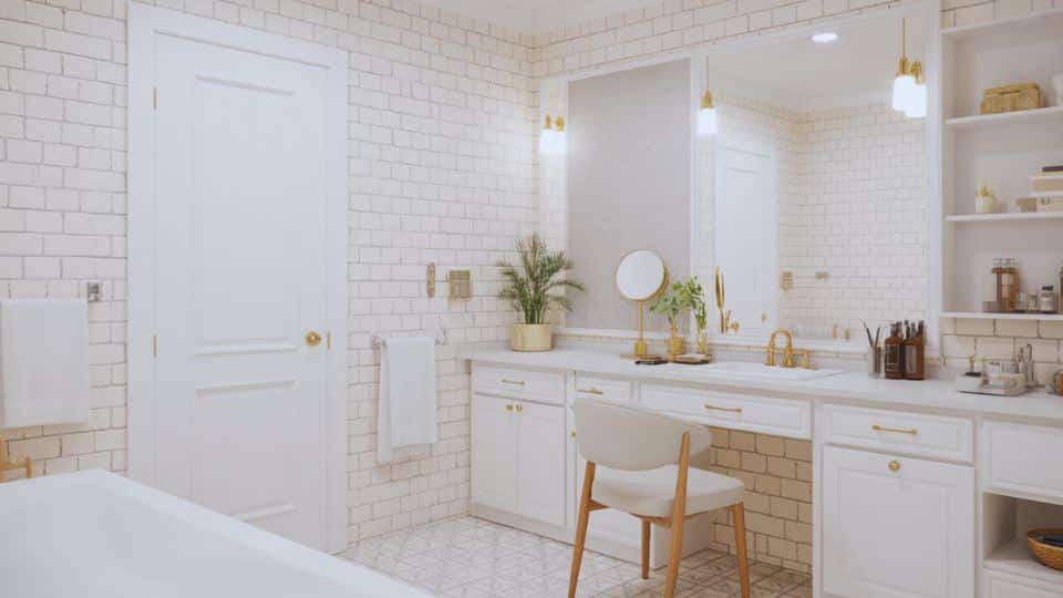 built-in-makeup-station