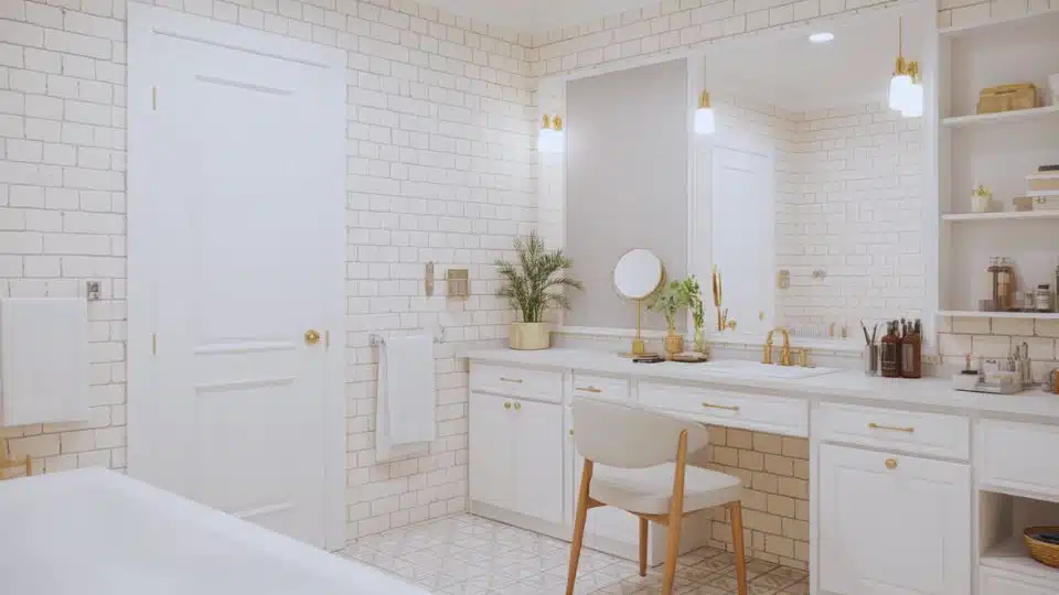 built-in-makeup-station