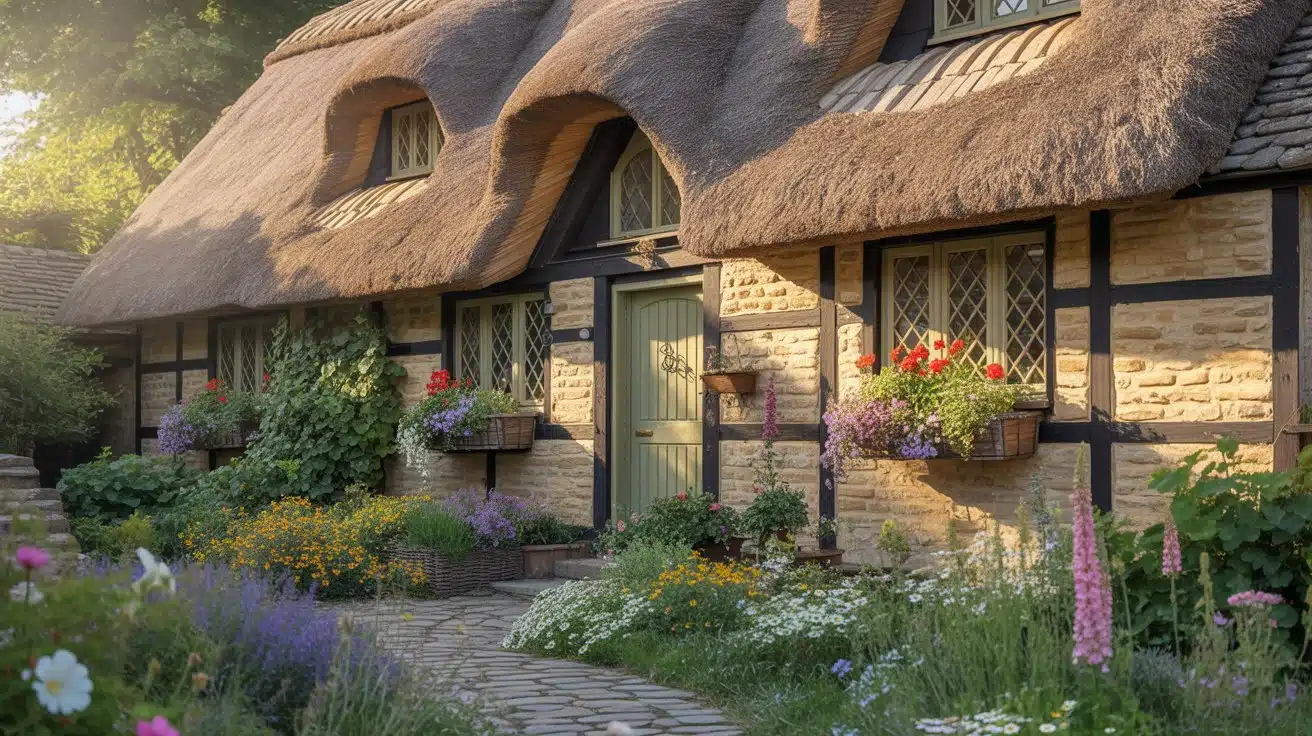 thatched-roof-cottage