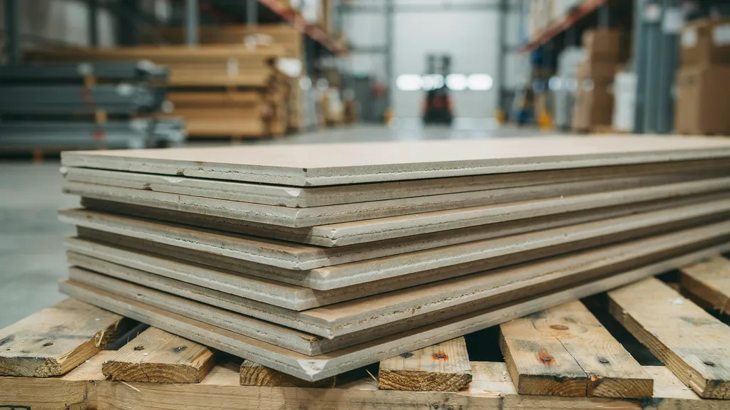 3/8 inch drywall sheets representing mid-thickness material used for repairs in older homes.