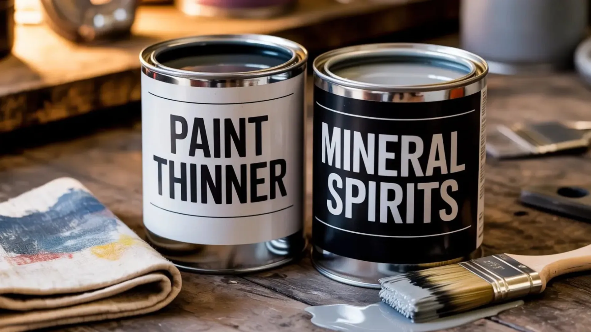 when to use paint thinner or mineral spirit